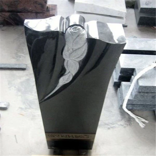 Black Polished Granite Headstones