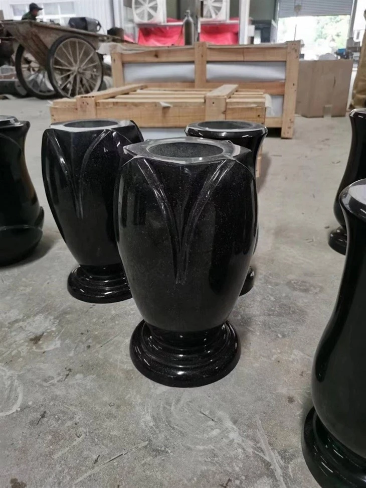 granite flower vase