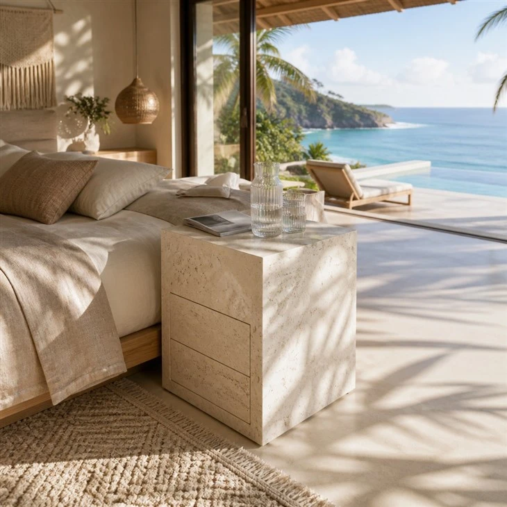 01_beige-travertine-nightstand-resort-guestroom