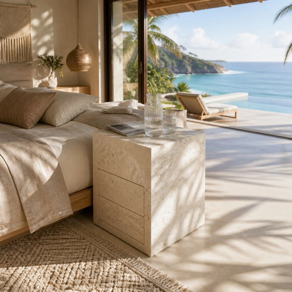 01beige-travertine-nightstand-resort-guestroom 01beige-travertine-nightstand-resort-guestroom
